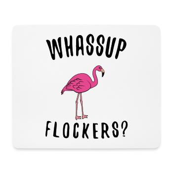 Flamingo Rose Flamant Flamant Rose Flamant Cadeau - Tapis de souris (format paysage) - blanc - Devant