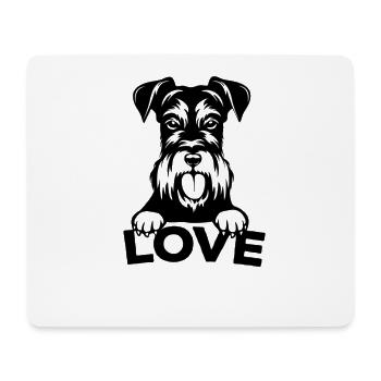 Schnauzer Dog Miniature Schnauzer Giant Schnauzer - Mouse Pad (horizontal) - white - Front