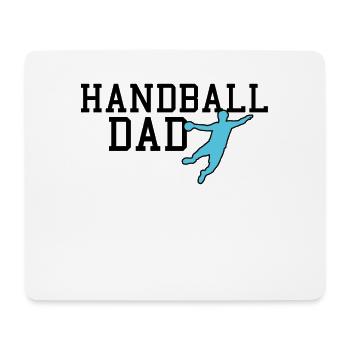 papa handball - Tapis de souris (format paysage) - blanc - Devant