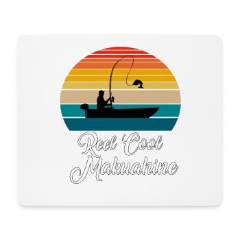 Reel Cool Makuahine Cadeaux de pêche - Tapis de souris (format paysage) - blanc - Devant