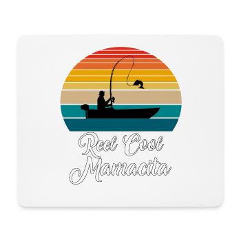 Reel Cool Mamacita Fishing Gifts - Mouse Pad (horizontal) - white - Front
