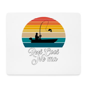 Reel Cool Ne ma Cadeaux de pêche - Tapis de souris (format paysage) - blanc - Devant