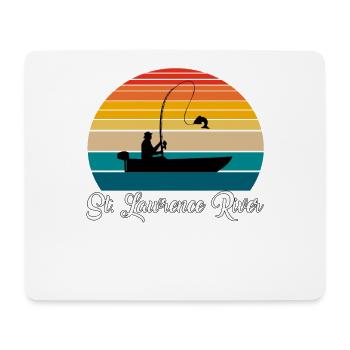 St. Lawrence River Fishing Spot - Mousepad (Querformat) - Weiß - Vorne