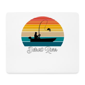 Detroit River Fishing Spot - Mouse Pad (horizontal) - white - Front