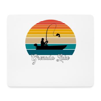 Grenada Lake Fishing Spot - Mousepad (Querformat) - Weiß - Vorne