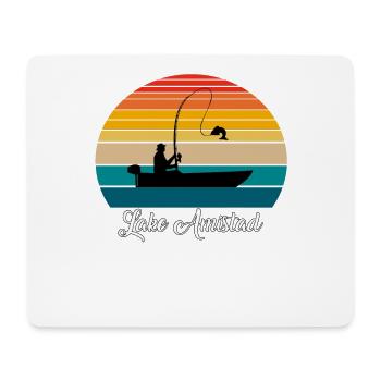 Lake Amistad Fishing Spot - Mouse Pad (horizontal) - white - Front