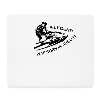 Jet Ski Rider Août Cadeaux d’anniversaire - Tapis de souris (format paysage) - blanc - Devant
