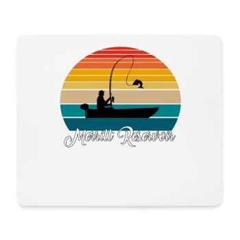 Merritt Reservoir Fishing Spot - Mouse Pad (horizontal) - white - Front