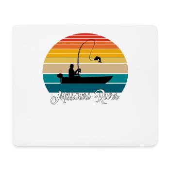 Missouri River Fishing Spot - Mouse Pad (horizontal) - white - Front