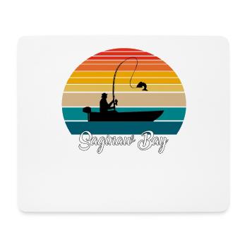 Saginaw Bay Fishing Spot - Mouse Pad (horizontal) - white - Front