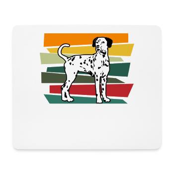 Dalmatian Dog GiftFor Dalmatian Owners - Mouse Pad (horizontal) - white - Front