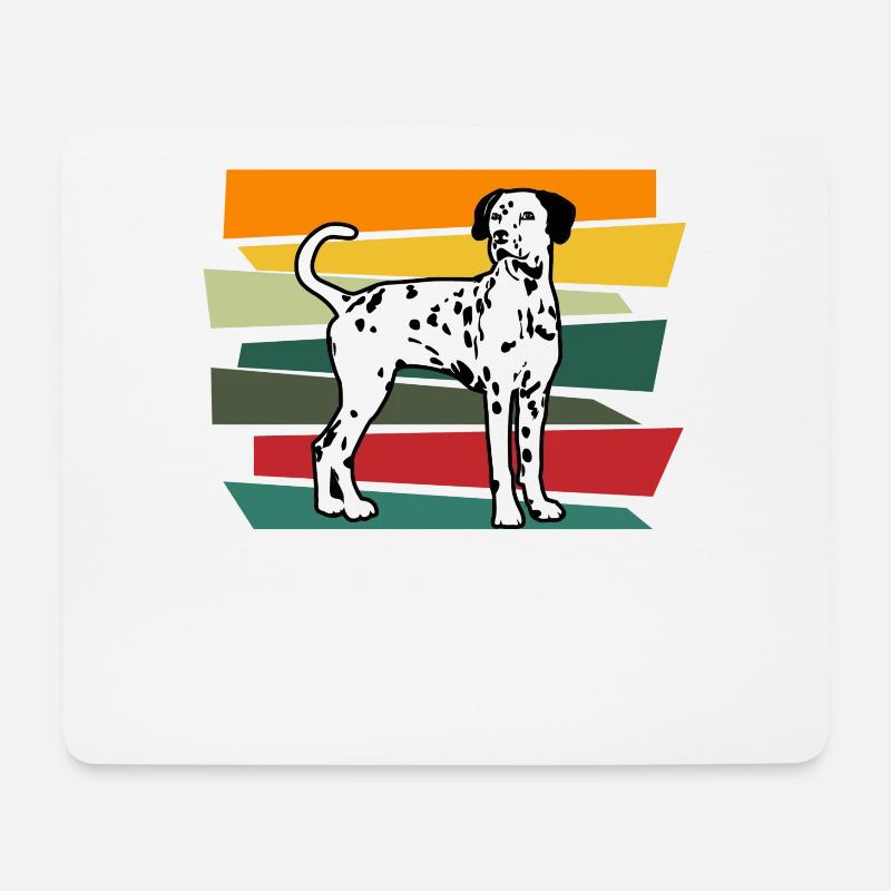 Dalmatiner Hund GeschenkFür Dalmatiner Besitzer - Mousepad (Querformat) - Weiß