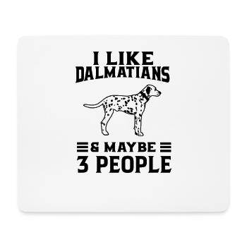 Dalmatian Dog GiftFor Dalmatian Owners - Mouse Pad (horizontal) - white - Front
