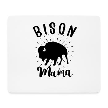 Bison Buffalo Water Buffalo National Park - Mouse Pad (horizontal) - white - Front