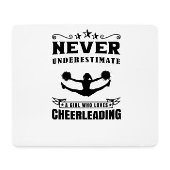 Cheerleading Cheerleader Gift - Mouse Pad (horizontal) - white - Front