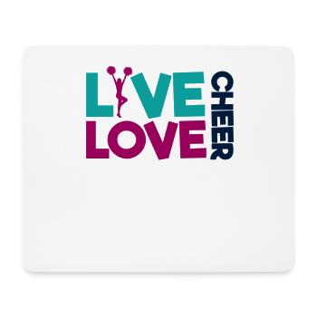 Cheerleading Cheerleader Gift - Mouse Pad (horizontal) - white - Front