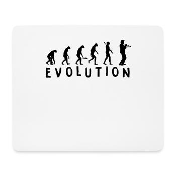 Trompete Trompeter Musiker Trompetenspieler - Mousepad (Querformat) - Weiß - Vorne