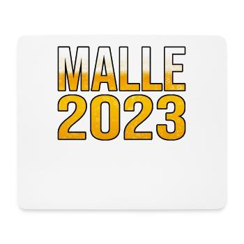 Malle 2023 - Mousepad (Querformat) - Weiß - Vorne