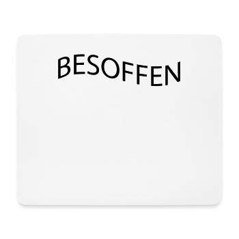 Mallorca Saufen Schriftzug - Mousepad (Querformat) - Weiß - Vorne