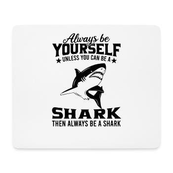 Requin Grand Requin Blanc Requin Mégalodon Requin Marteau Requin - Tapis de souris (format paysage) - blanc - Devant