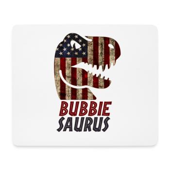Patriotic Bubbie Dinosaur - Mouse Pad (horizontal) - white - Front