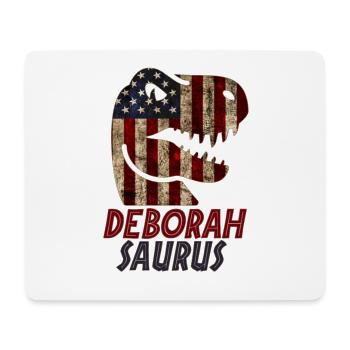 Patriotic Deborah Dinosaur Deborahsaurus - Mousepad (Querformat) - Weiß - Vorne