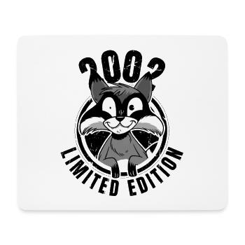 Édition limitée 2002 Crazy Raccoon Raccoon - Tapis de souris (format paysage) - blanc - Devant