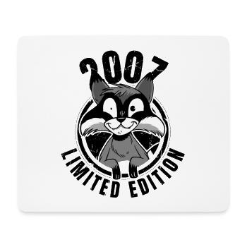 Limited Edition 2007 Crazy Raccoon Raccoon - Mouse Pad (horizontal) - white - Front