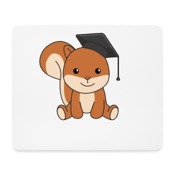 Kindergarten nailed it Eichhörnchen Graduation - Mousepad (Querformat) - Weiß - Vorne