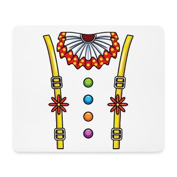 Clown Circus Costume Halloween - Mouse Pad (horizontal) - white - Front