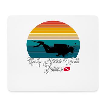 Half Moon Wall Belize Diving - Mousepad (Querformat) - Weiß - Vorne