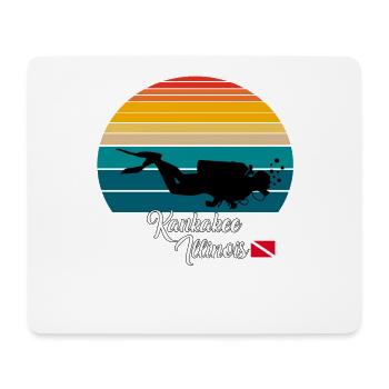Kankakee Illinois Diving - Mousepad (Querformat) - Weiß - Vorne