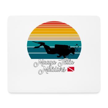 Maaya Thila Maldives Diving - Mousepad (Querformat) - Weiß - Vorne