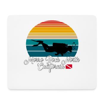 Morro Rock North California Diving - Mousepad (Querformat) - Weiß - Vorne