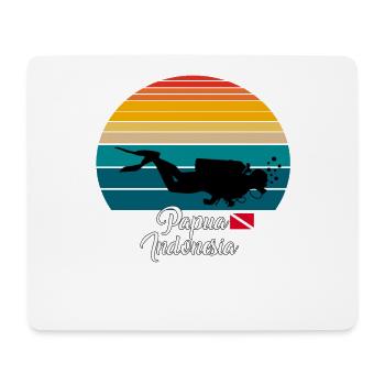 Papua Indonesia Diving - Mousepad (Querformat) - Weiß - Vorne