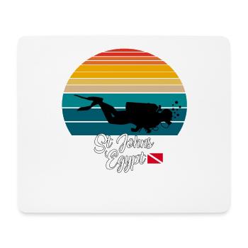 St Johns Egypt Diving - Mousepad (Querformat) - Weiß - Vorne