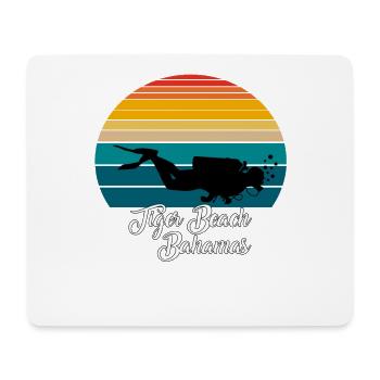 Tiger Beach Bahamas Diving - Mouse Pad (horizontal) - white - Front