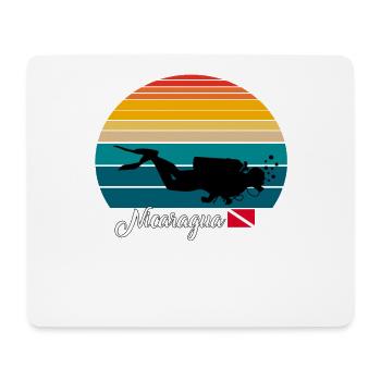 Nicaragua Scuba Diving Gift - Mousepad (Querformat) - Weiß - Vorne