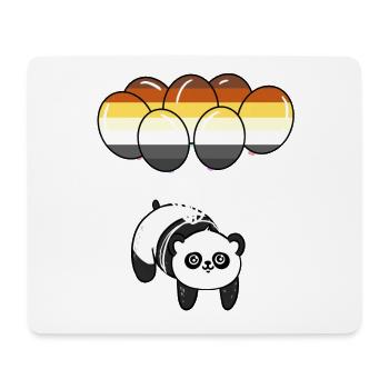 Panda Ballon Gay Bear Pride - Mousepad (Querformat) - Weiß - Vorne