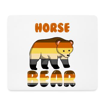 Save A Horse Ride A Bear Gay LGBT - Mouse Pad (horizontal) - white - Front