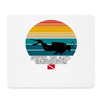 Swirl Island US Island Scuba Diving - Mousepad (Querformat) - Weiß - Vorne