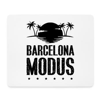 Barcelona Modus - Mousepad (Querformat) - Weiß - Vorne