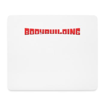 bodybuilding - Mousepad (Querformat) - Weiß - Vorne