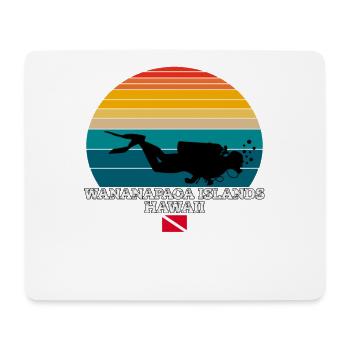Wananapaoa Islands US Island Diving - Mouse Pad (horizontal) - white - Front