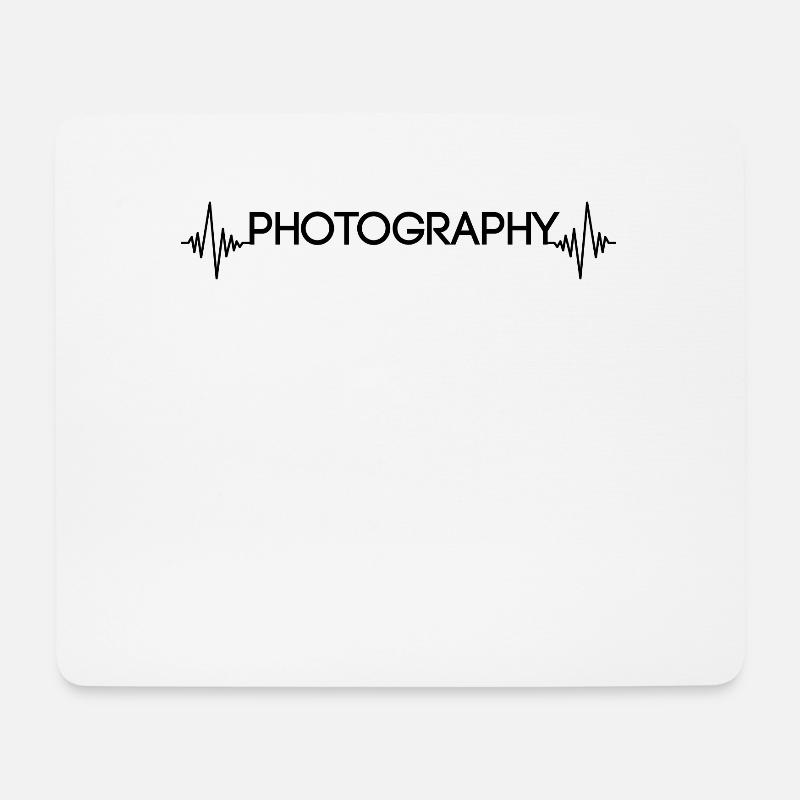 Fotografie Herzschlag - Mousepad (Querformat) - Weiß