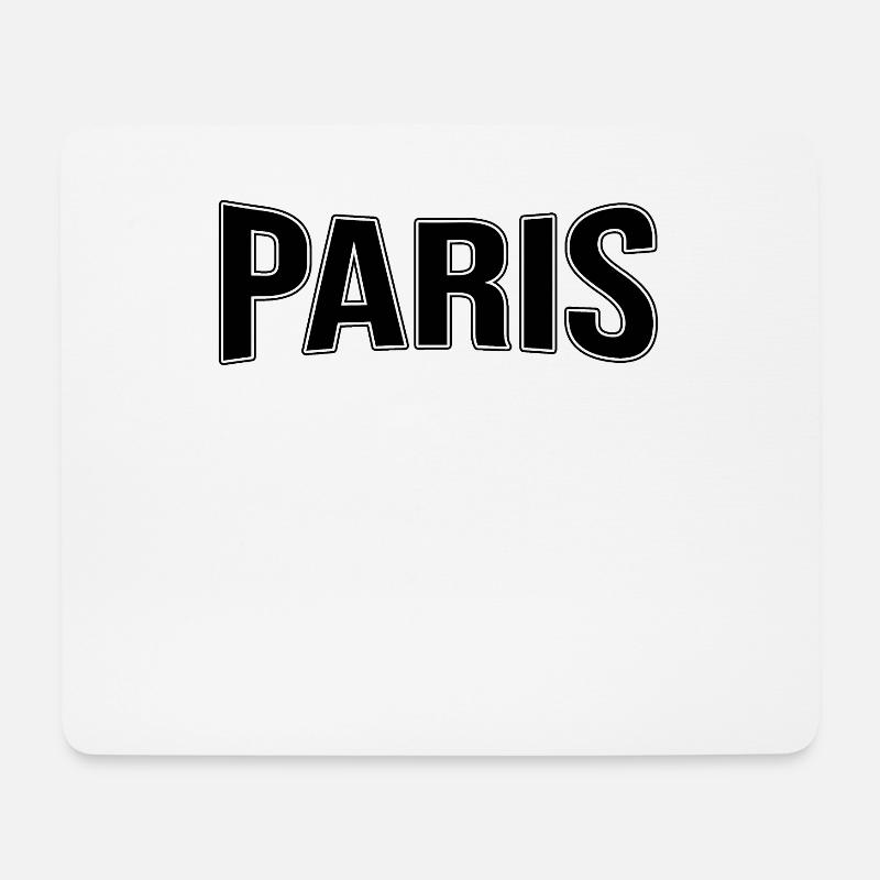 Paris - Mouse Pad (horizontal) - white