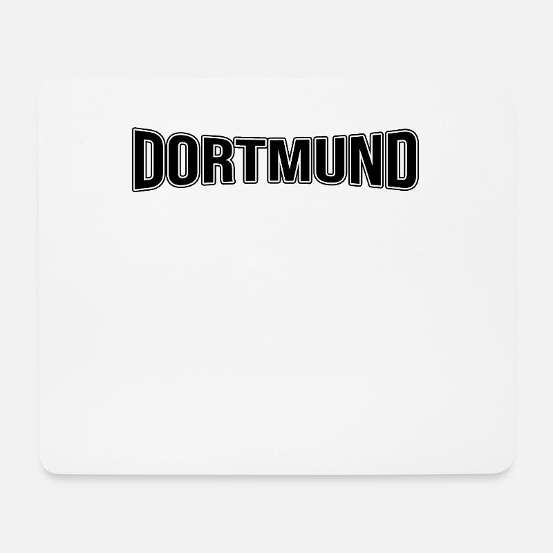 Dortmund - Mousepad (Querformat) - Weiß