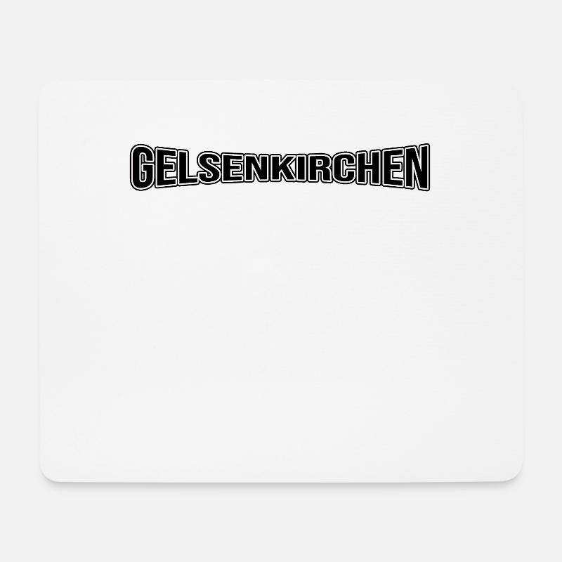 Gelsenkirchen - Mousepad (Querformat) - Weiß