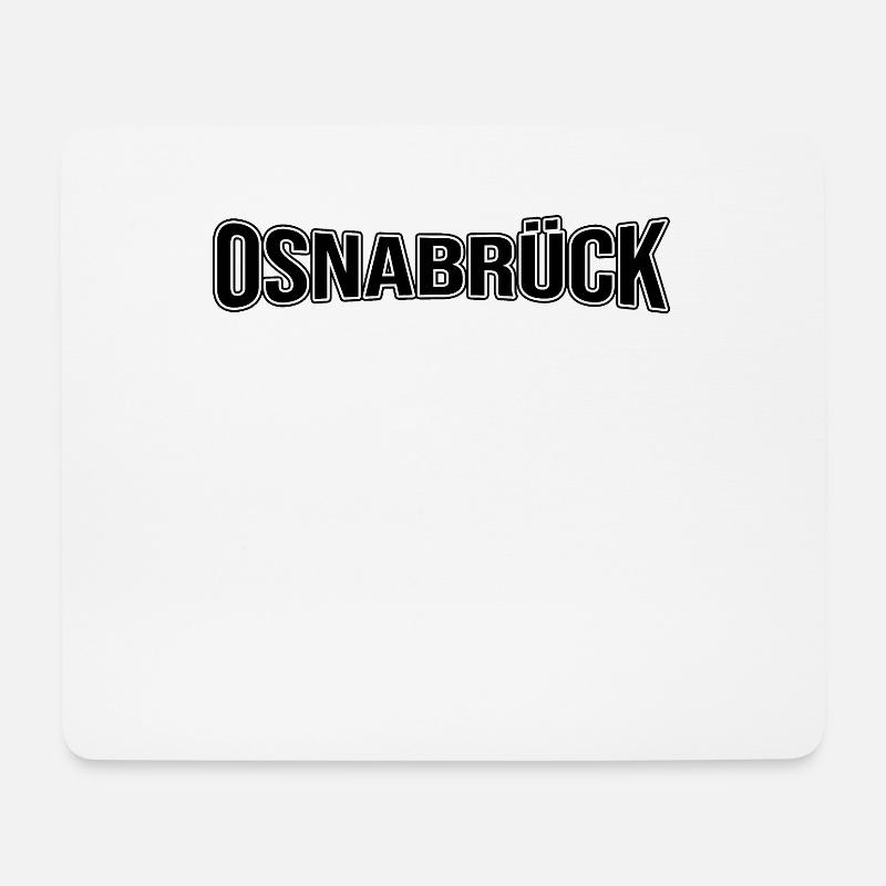 Osnabrück - Mousepad (Querformat) - Weiß