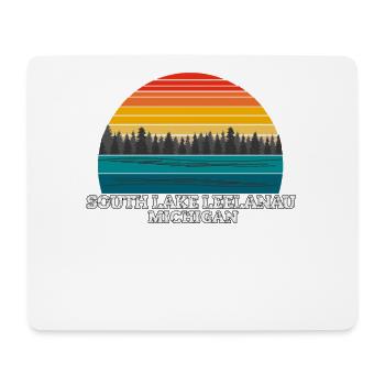 South Lake Leelanau Michigan - Mouse Pad (horizontal) - white - Front